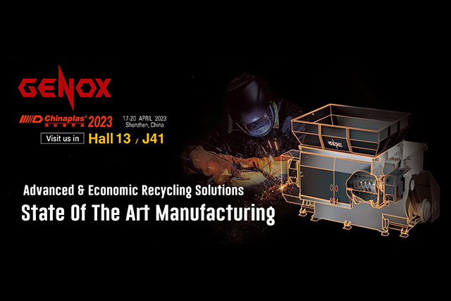 Genox invita a aspirar a la transformación verde con equipos inteligentes de reciclaje de plástico en Chinaplas 2023