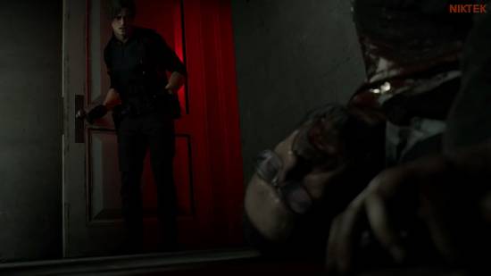 《生化9》格蕾丝里昂互换MOD！里昂受惊变娘炮