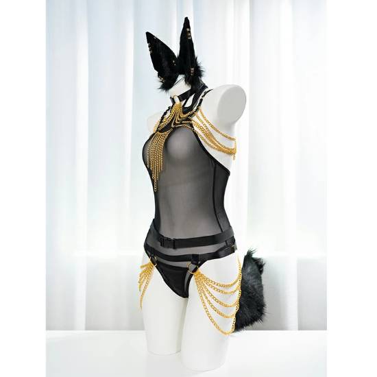 拒绝千篇一律!狐耳透视黑丝COS服现已发售