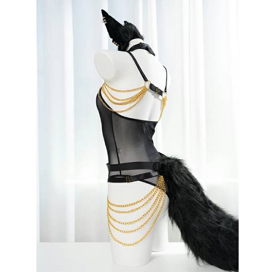 拒绝千篇一律!狐耳透视黑丝COS服现已发售