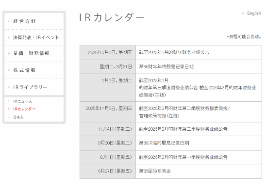 各位任天堂股东请注意！新财报将于5月8日发布