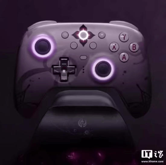 售价499元！八位堂x《崩坏：星穹铁道》联名长夜月手柄:魅力紫