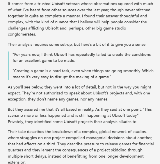 复兴无望?育碧前员工爆料:高层摆烂、员工厌弃