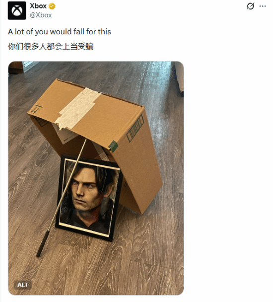 Xbox官方在线皮一下 里昂梗图竟让网友集体上当？
