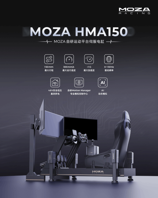 GDC 2026：AI Coach、AI Motion与HMA150运动平台伺服电缸首次亮相