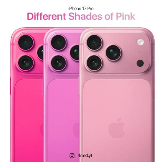 iPhone17Pro粉色版引热议 你喜欢深粉还是浅粉？