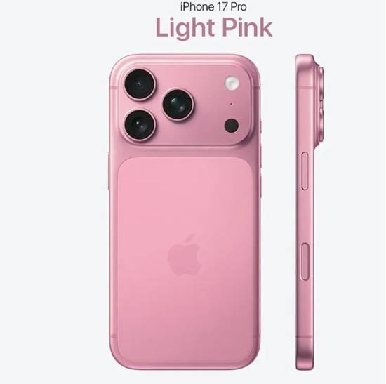 iPhone17Pro粉色版引热议 你喜欢深粉还是浅粉？