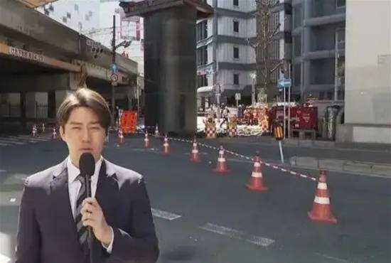 日本地下“冲出”18米水管 巨响后直冲高架桥